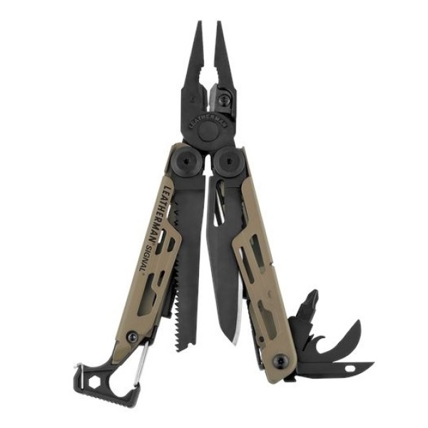 Leatherman multifunkční kleště signal coyote tan