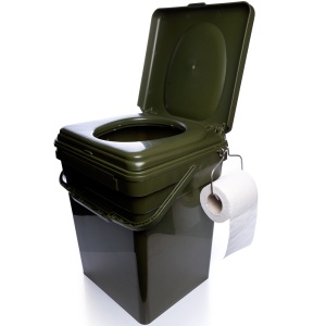 Ridgemonkey toaletní sedátko cozee + kbelík modular bucket 30l - toilet seat full kit