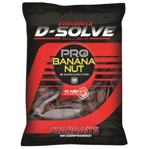 Starbaits rozpustné boilie d-solve boilies pro banana nut 2