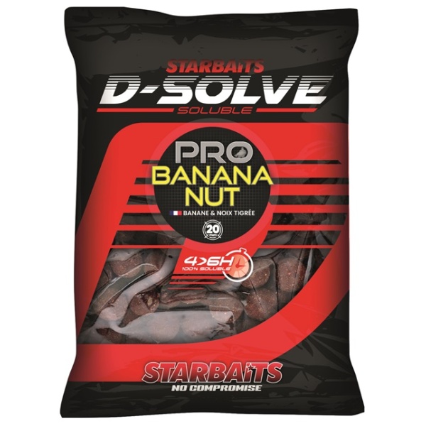 Starbaits rozpustné boilie d-solve boilies pro banana nut 2